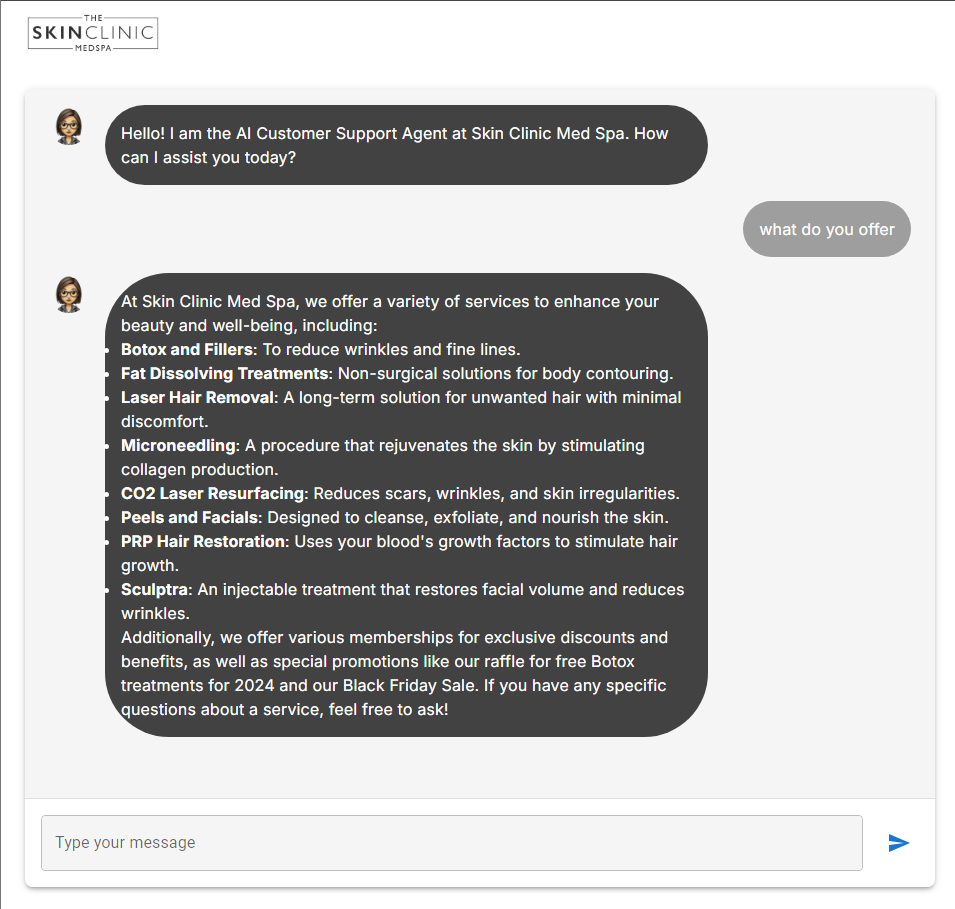 AI Customer Support Chatbot